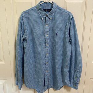 Ralph Lauren Long Sleeved Dress Shirt Size Large